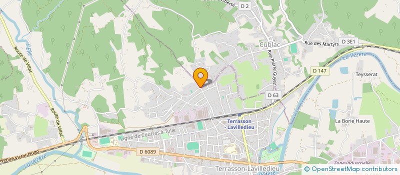 localisation de l'entreprise MLA EVENT  TERRASSON-LAVILLEDIEU