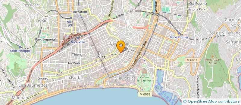 localisation de l'entreprise MLA EVENTS à NICE
