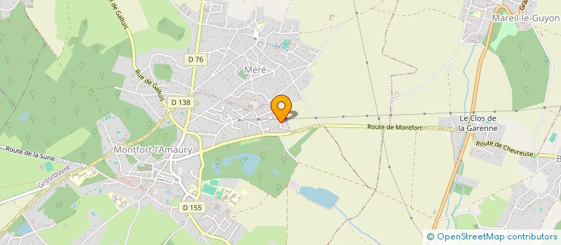 localisation de l'entreprise MLA FITNESS TRAINING  MONTFORT-L'AMAURY