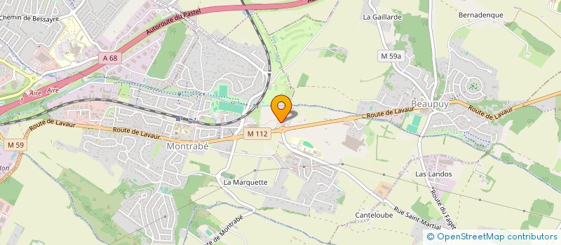 localisation de l'entreprise MLA GENIE CLIMATIQUE  MONDOUZIL