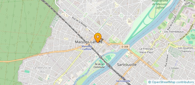 localisation de l'entreprise MLA3  MAISONS-LAFFITTE