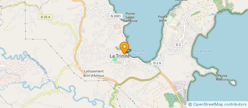 localisation de l'entreprise MLAD INVEST à LA TRINITE