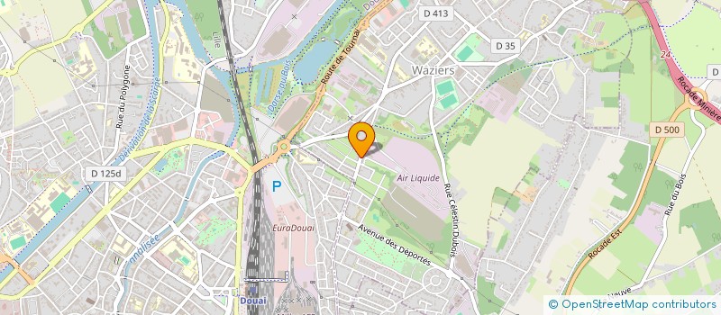 localisation de l'entreprise MLAL HABITAT  WAZIERS