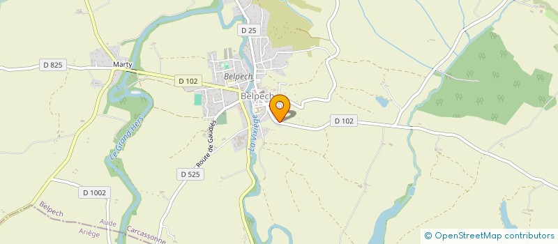 localisation de l'entreprise MLAU  BELPECH