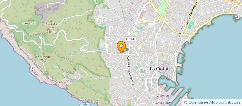 localisation de l'entreprise MLAVIE  LA CIOTAT