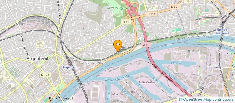 localisation de l'entreprise MLAVIS  ARGENTEUIL