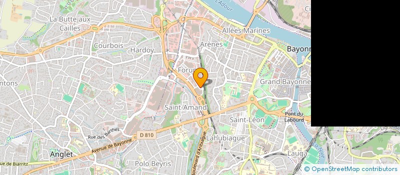 localisation de l'entreprise MLB 64  PEYREHORADE