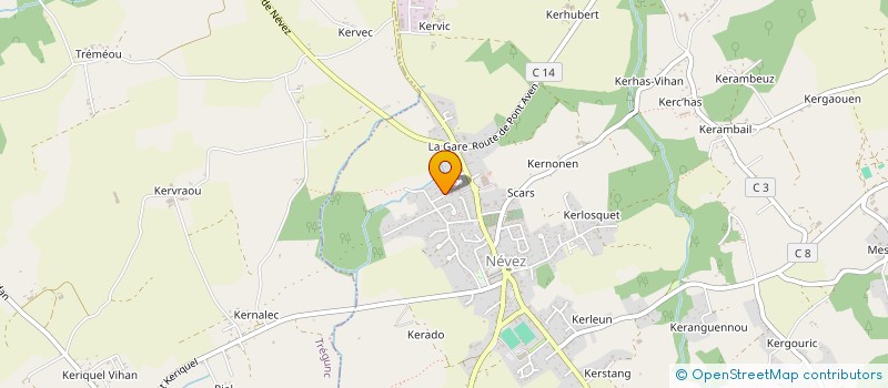 localisation de l'entreprise MLB  NEVEZ