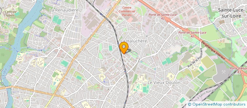 localisation de l'entreprise MLB  NANTES