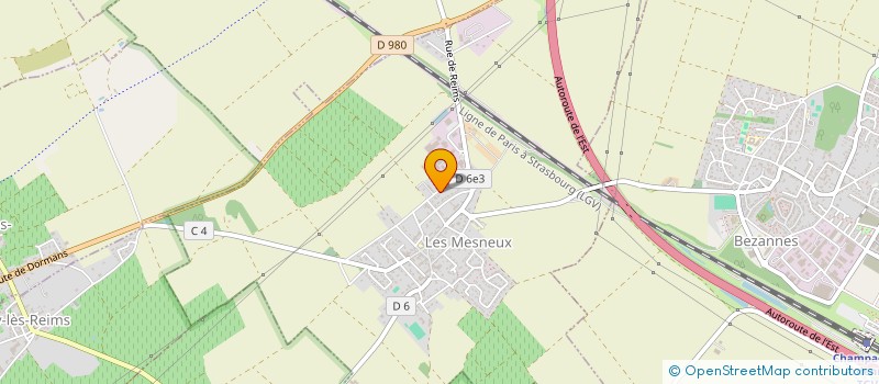 localisation de l'entreprise MLB  LES MESNEUX