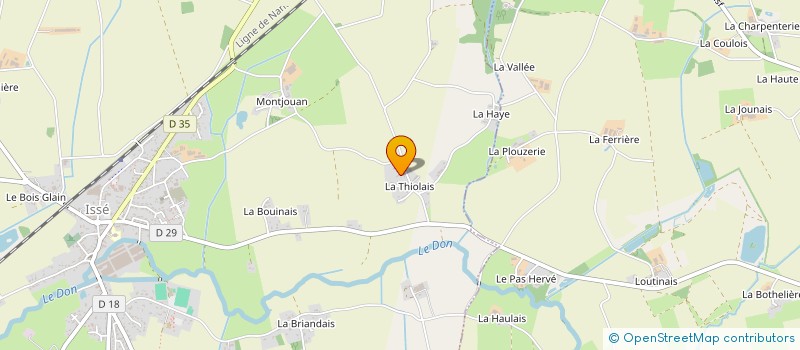 localisation de l'entreprise MLB  ISSE