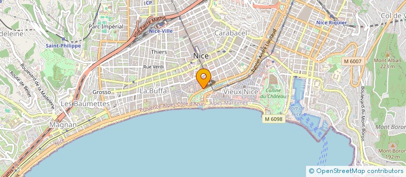localisation de l'entreprise MLB ASSOCIES à NICE