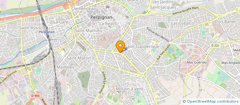 localisation de l'entreprise MLB CREATION  PERPIGNAN