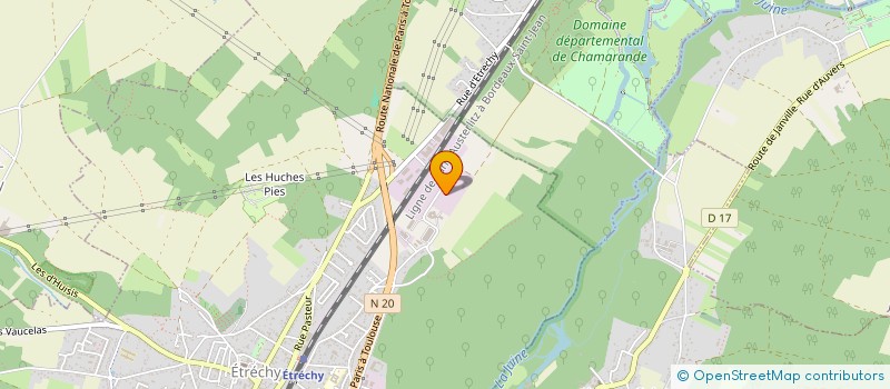 localisation de l'entreprise MLB ENERGY  ETRECHY