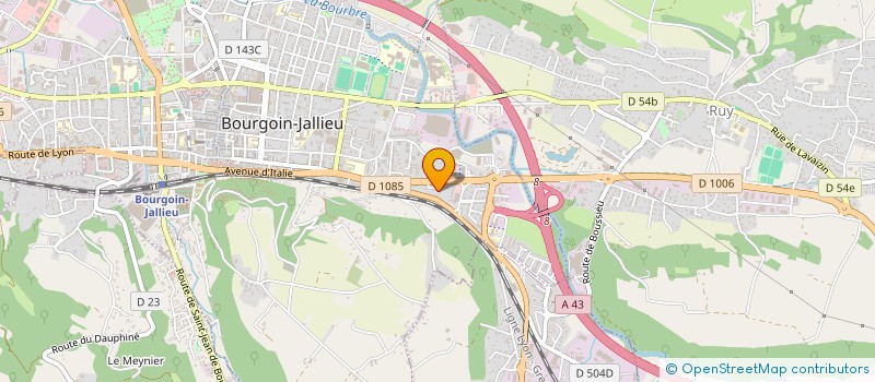 localisation de l'entreprise MLB EURL  BOURGOIN-JALLIEU