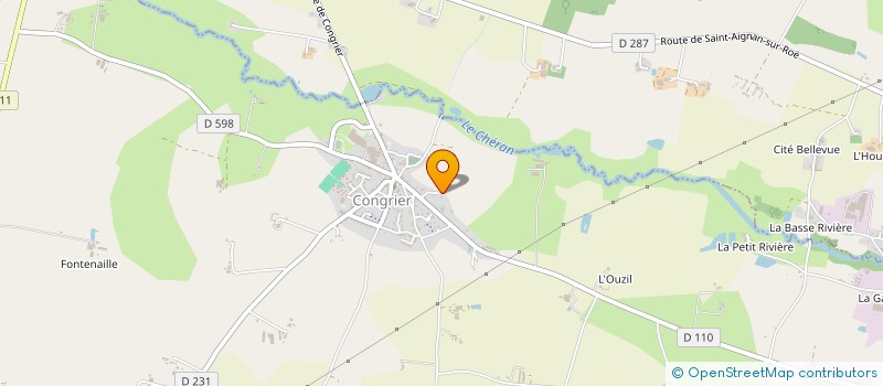 localisation de l'entreprise MLB TRANSPORT  CONGRIER