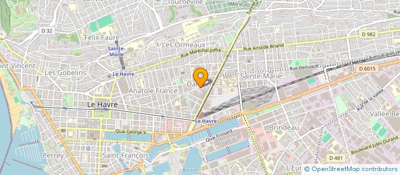 localisation de l'entreprise MLC à LE HAVRE