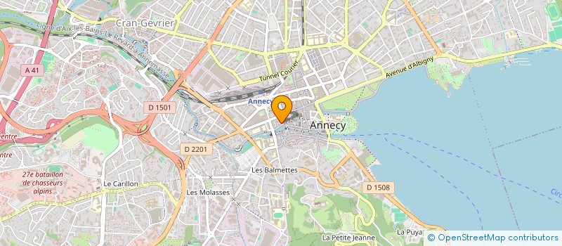 localisation de l'entreprise MLC à ANNECY