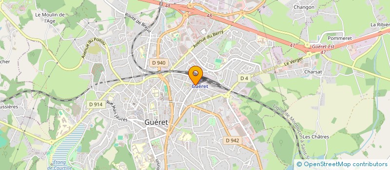 localisation de l'entreprise MLC à GUERET