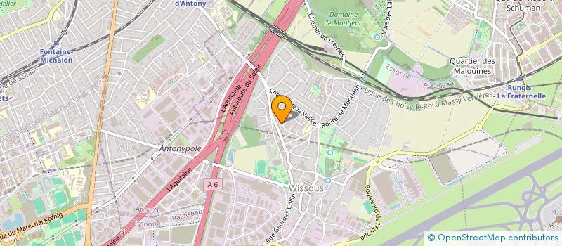 localisation de l'entreprise MLC  WISSOUS