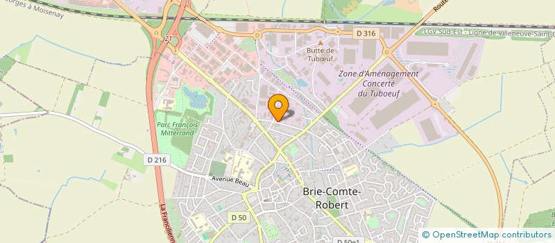 localisation de l'entreprise MLC  BRIE-COMTE-ROBERT