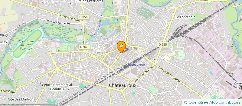 localisation de l'entreprise MLC à CHATEAUROUX