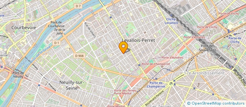 localisation de l'entreprise MLC  LEVALLOIS-PERRET