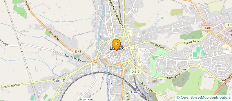 localisation de l'entreprise MLC  LISIEUX