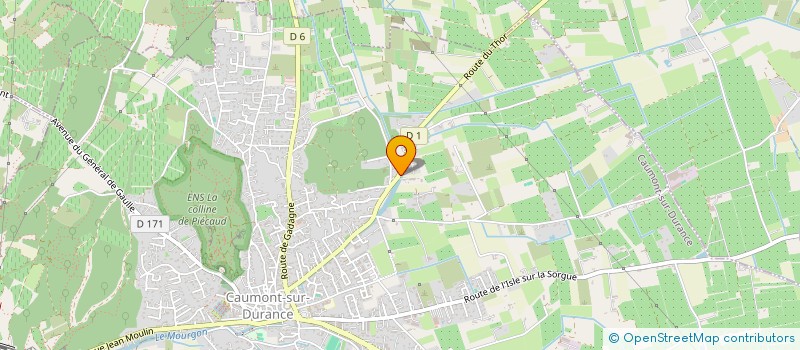 localisation de l'entreprise MLC AERO à CAUMONT-SUR-DURANCE
