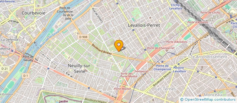 localisation de l'entreprise MLC CONSEILS à NEUILLY-SUR-SEINE