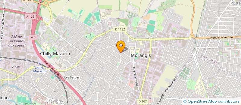 localisation de l'entreprise MLC DAC à MORANGIS