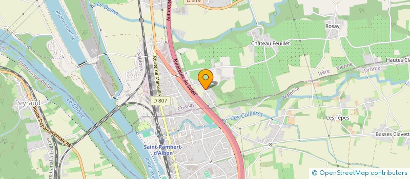 localisation de l'entreprise MLC FAMILY  CHANAS