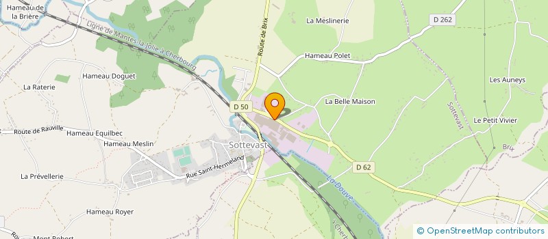 localisation de l'entreprise MLC IMMOBILIER  SOTTEVAST