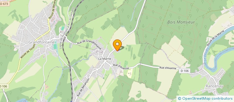 localisation de l'entreprise MLC KINE  MONTFERRAND-LE-CHATEAU