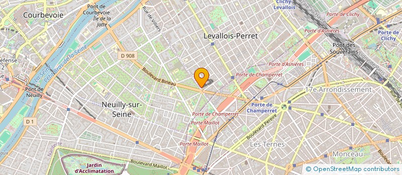 localisation de l'entreprise MLC MENUISERIE à LEVALLOIS-PERRET