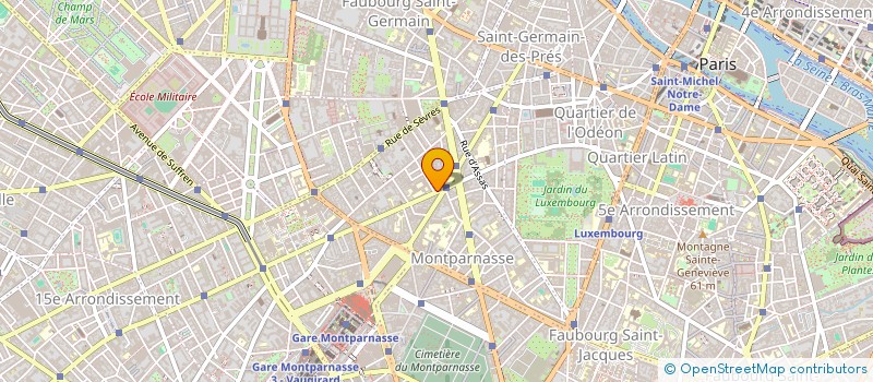 localisation de l'entreprise MLC PARIS 6  PARIS