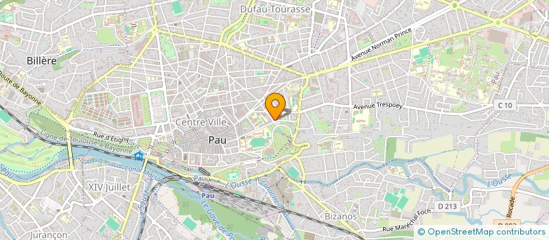 localisation de l'entreprise MLC2 à PAU