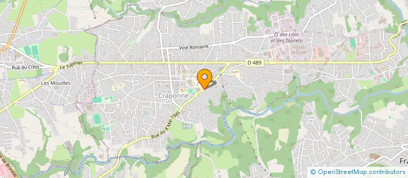 localisation de l'entreprise MLC2  CRAPONNE