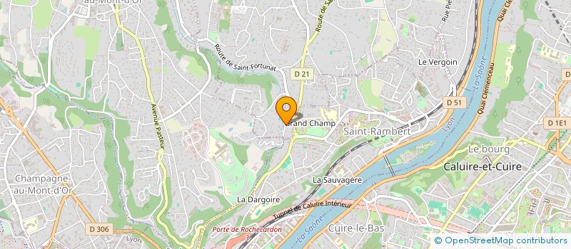 localisation de l'entreprise MLCA INVEST  SAINT CYR AU MONT D OR