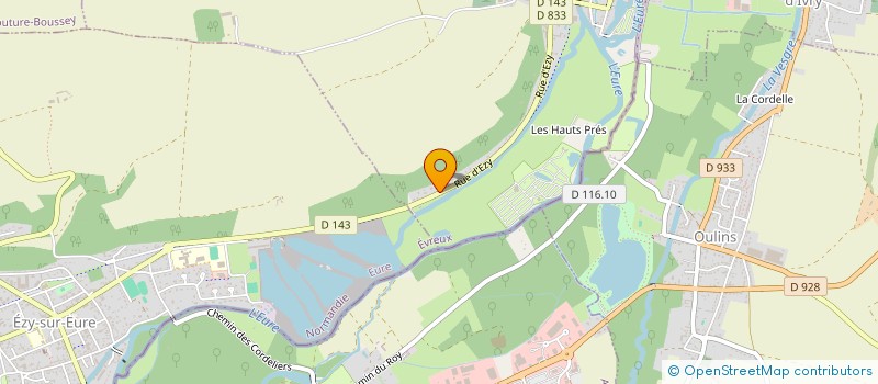 localisation de l'entreprise MLCG 2  EZY-SUR-EURE