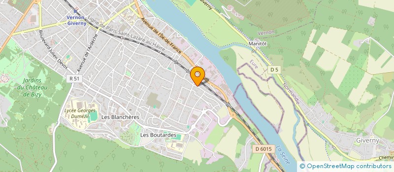 localisation de l'entreprise MLCH  VERNON