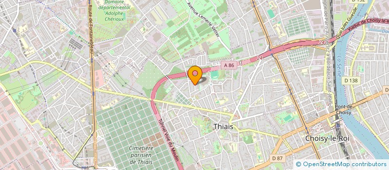 localisation de l'entreprise MLCI à THIAIS
