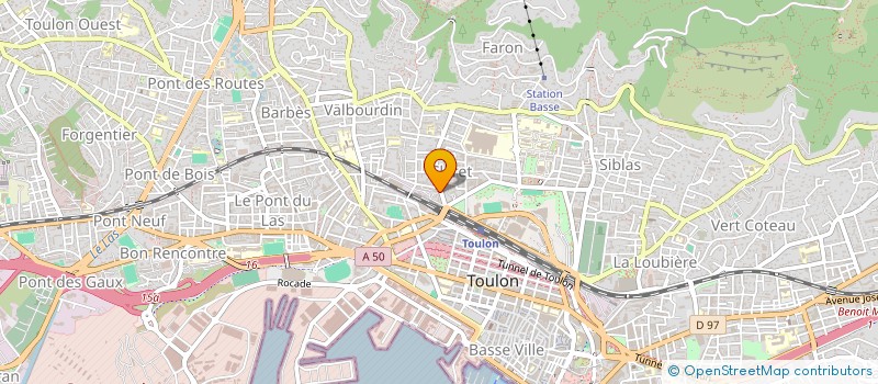 localisation de l'entreprise MLCK PRIMEUR  TOULON