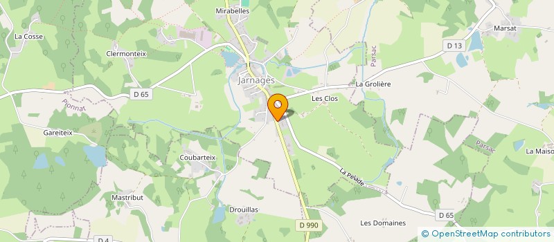 localisation de l'entreprise MLCN SPORTS à JARNAGES