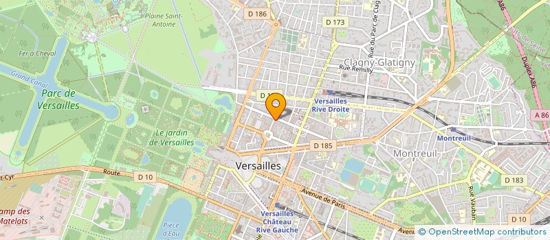localisation de l'entreprise MLCONSEILS à VERSAILLES