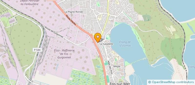 localisation de l'entreprise MLCPJ  FOS-SUR-MER