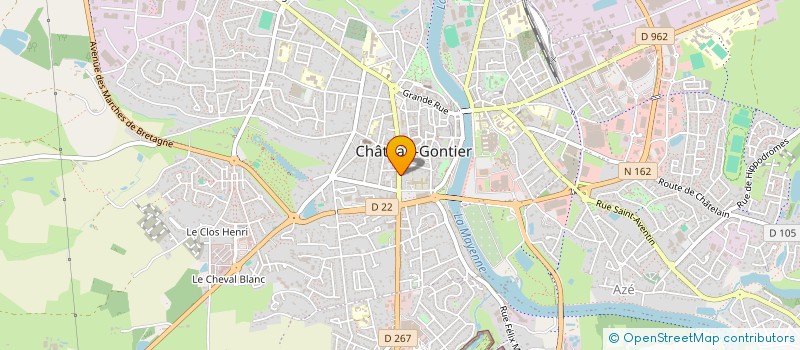 localisation de l'entreprise MLCQ  CHATEAU-GONTIER-SUR-MAYENNE