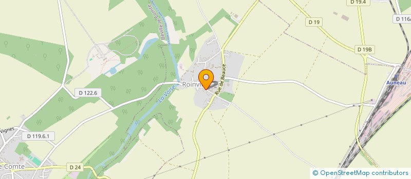 localisation de l'entreprise MLCV à ROINVILLE