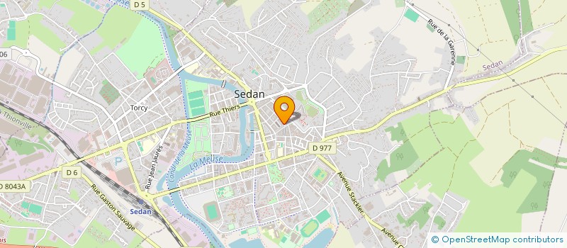 localisation de l'entreprise MLCV  SEDAN