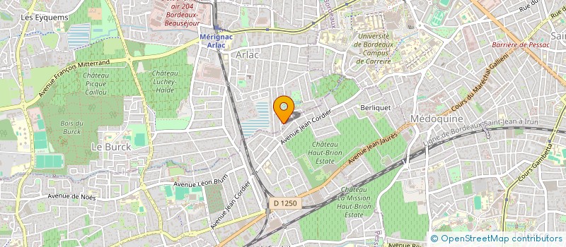 localisation de l'entreprise MLD  MERIGNAC